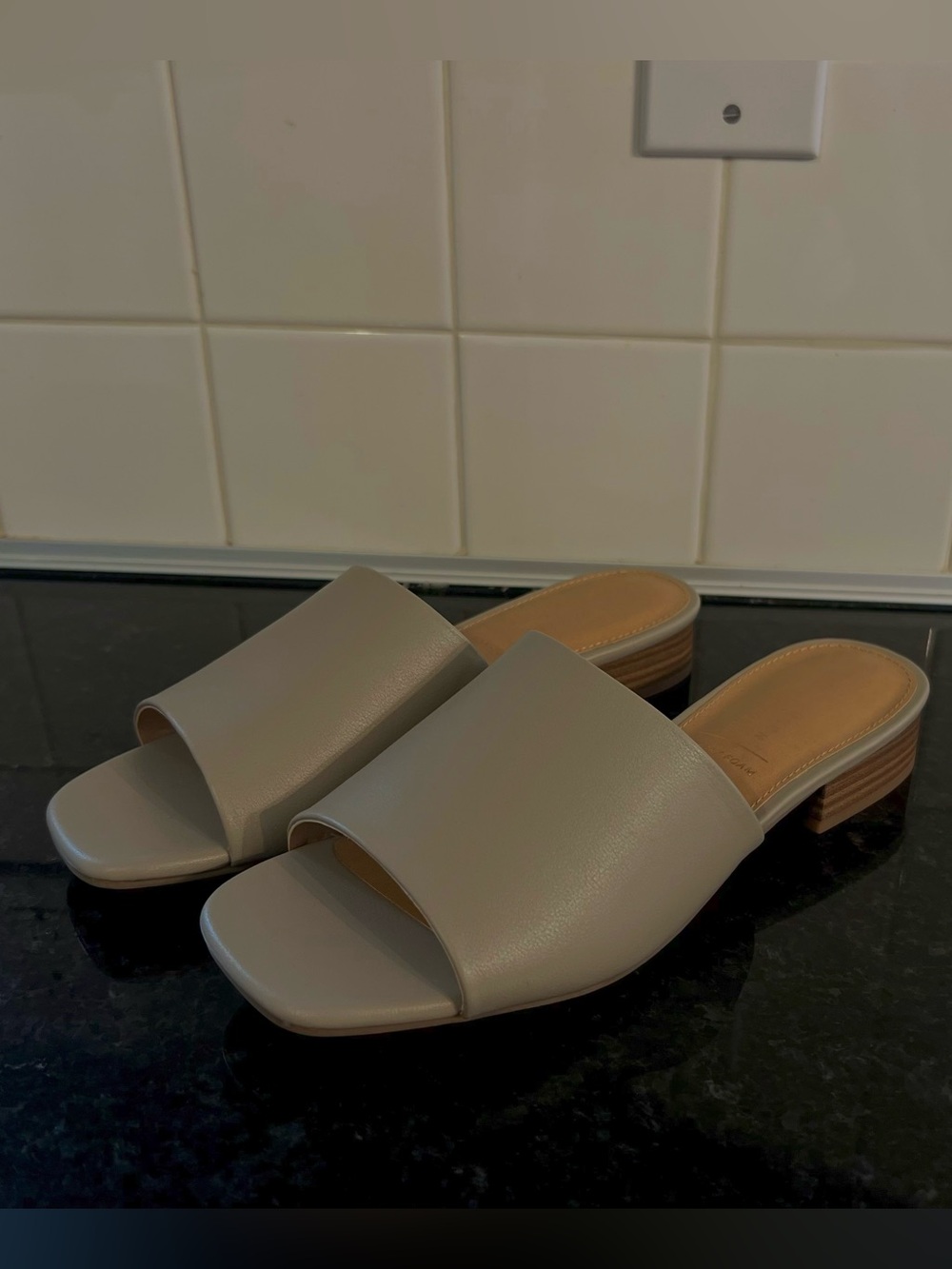Lauren Conrad Taupe Sandals - Picture 3 of 5